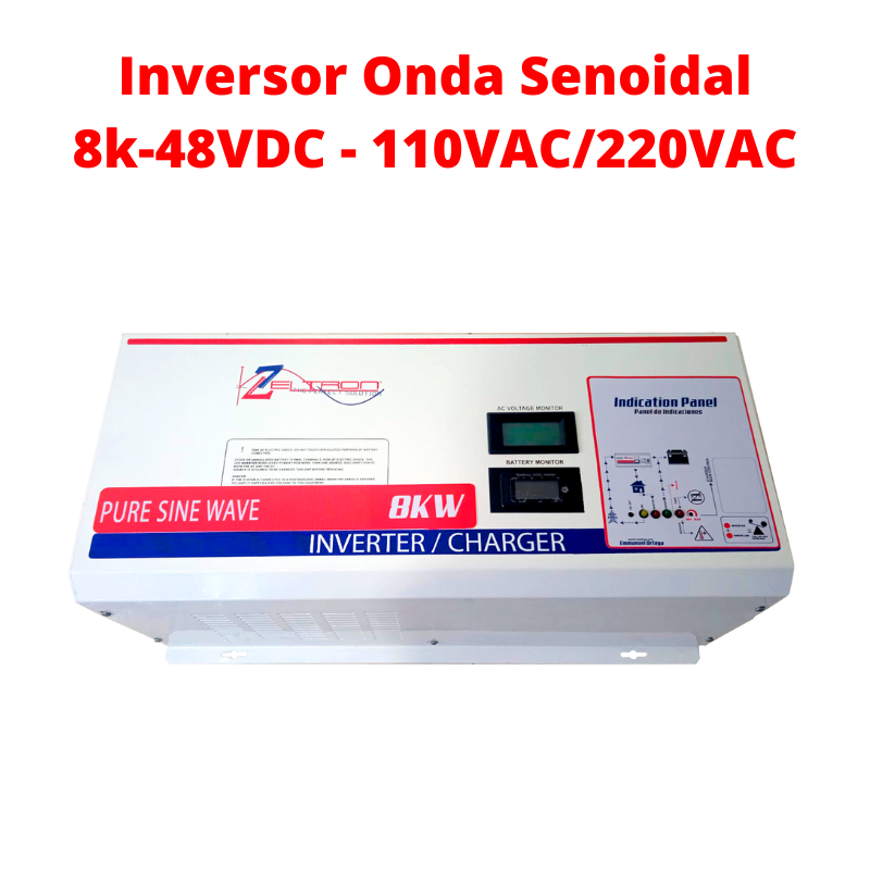 Inversor Zeltron Onda Senoidal pura 8K-48VDC/220VAC-2628