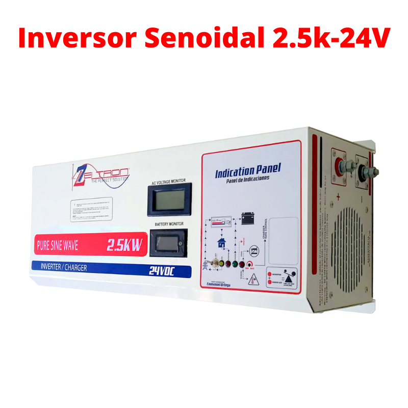 Inversor Zeltron Onda Senoidal pura 2.5K-24VDC-2618